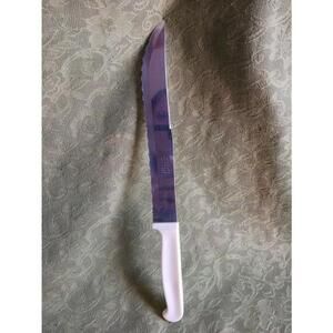 Vintage Quikut Quickedge 10" Serrated Kitchen Knife